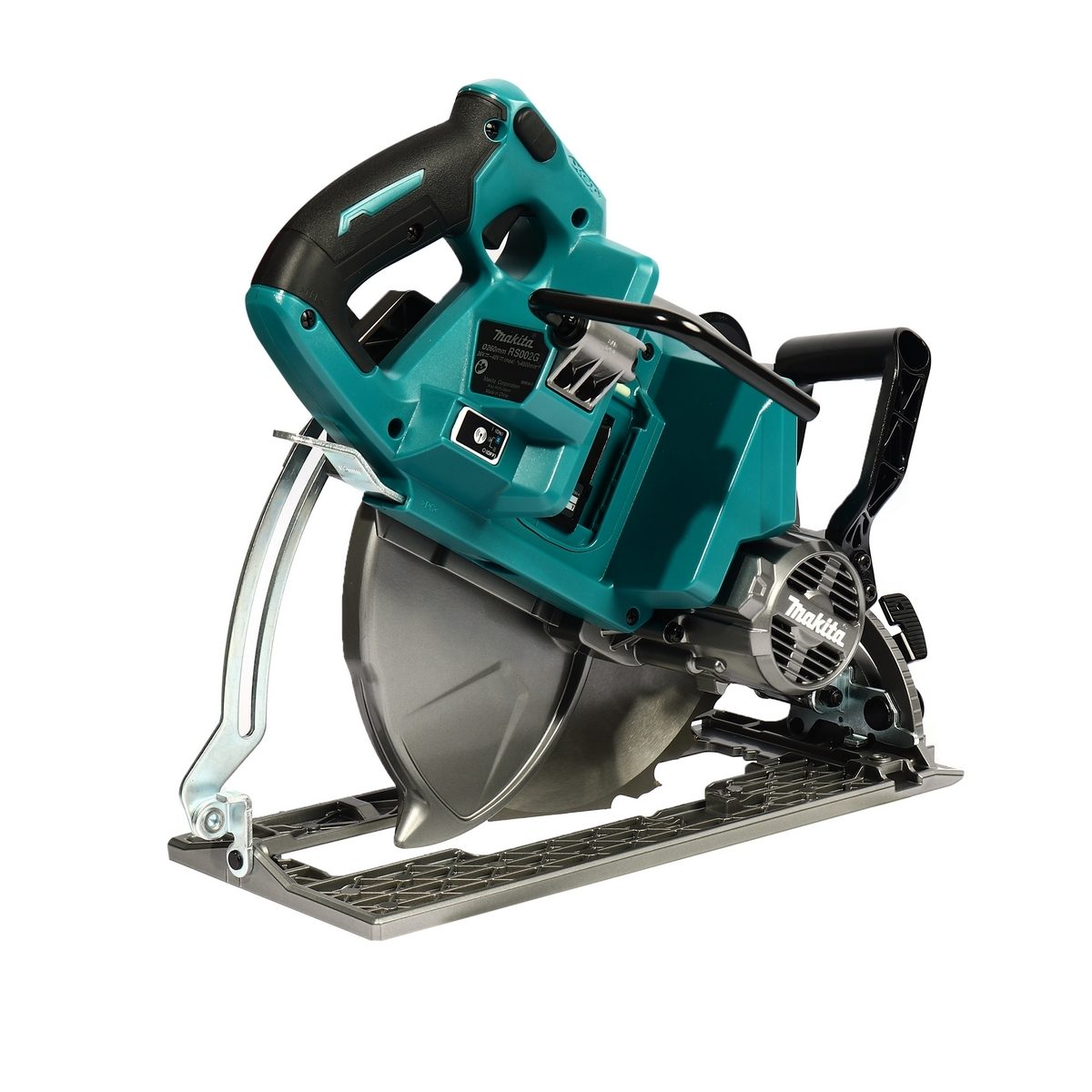 MAKITA เลื่อยวงเดือน 40VMAX 10 นิ้ว รุ่น RS002GT101 ความเร็วรอบตัวเปล่า 4,000 รอบ/นาที รวมแบตเตอรี่-แท่นชาร์จ (มากีต้า)