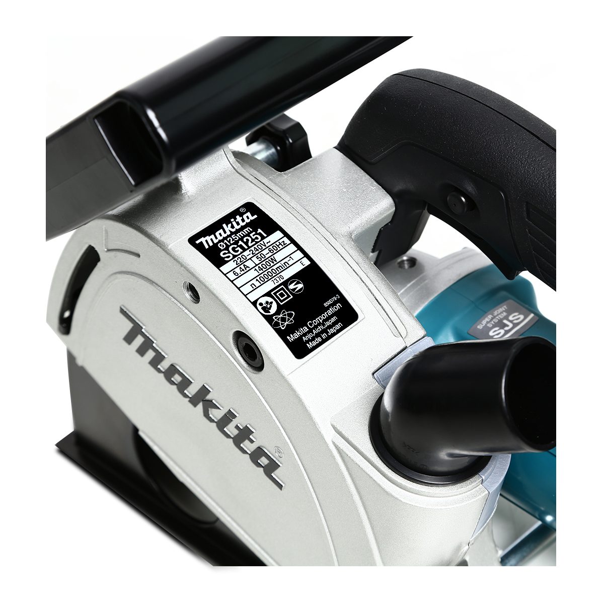 MAKITA เครื่องเซาะผนัง ร่องคู่ ขนาด 5 นิ้ว (125 มม.) กำลังไฟ 1,400 วัตต์ รุ่น ความเร็วรอบตัวเปล่า 10,000 รอบ/นาที SG-1251J (มากีต้า)