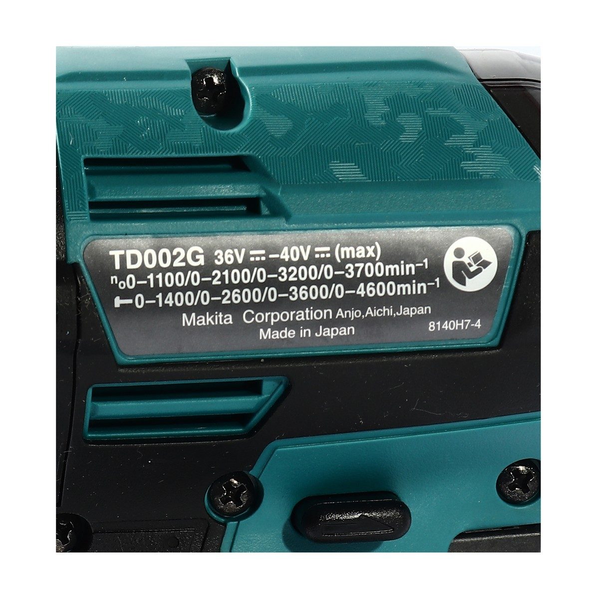 MAKITA สว่านไขควงกระแทกไร้สาย 40 โวลต์ รุ่น TD002GZ01 แรงบิดสูงสุด 220 นิวตันเมตร มอเตอร์ไร้แปรงถ่าน ไม่รวมแบตเตอรี่และแท่นชาร์จ (มากีต้า)