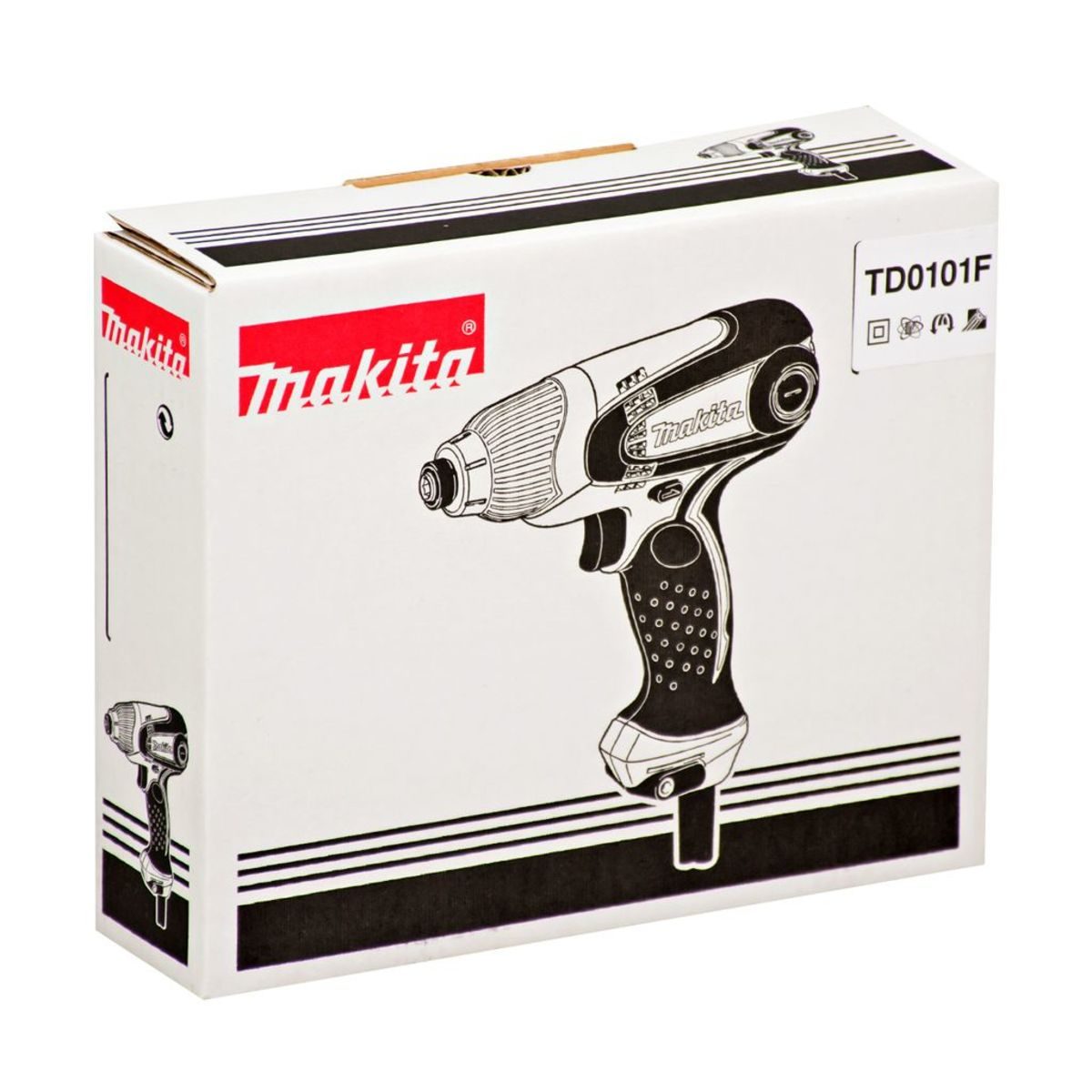 MAKITA ไขควงกระแทกไฟฟ้า กำลังไฟ 230 วัตต์ รุ่น TD0101F ความเร็วรอบตัวเปล่าสูงสุด 0-3,600 รอบ/นาที (มากีต้า)