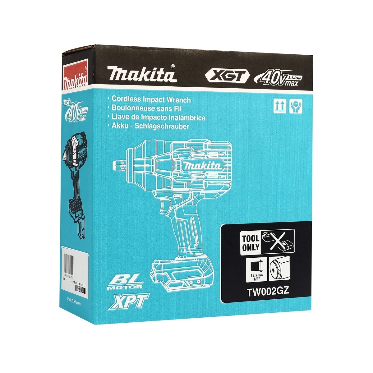 TW002GZ ขันบล็อกไร้สาย 1/2"40VMAX ไม่แบต