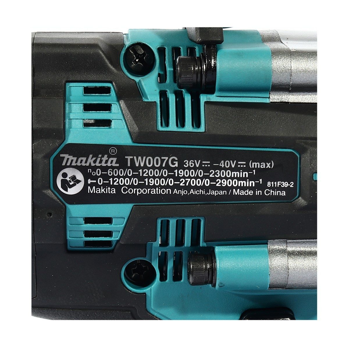 MAKITA ชุดบล็อกไร้สาย 40 โวลต์ 1/2 นิ้ว รุ่น TW007GM204 แรงบิดสูงสุด 760 นิวตันเมตร รวมแบตเตอรี่และแท่นชาร์จ (มากีต้า)