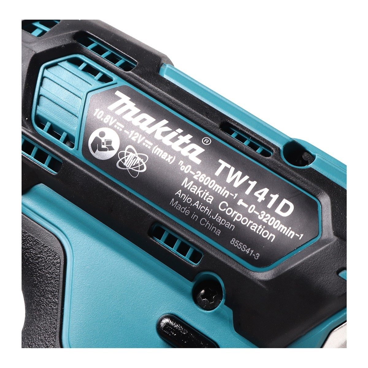 MAKITA เครื่องขันบล๊อกไร้สาย 12 โวลต์ 1/2 นิ้ว รุ่น TW141DWYE แรงบิดสูงสุด 145 นิวตันเมตร รวมแบตเตอรี่และแท่นชาร์จ (มากีต้า)