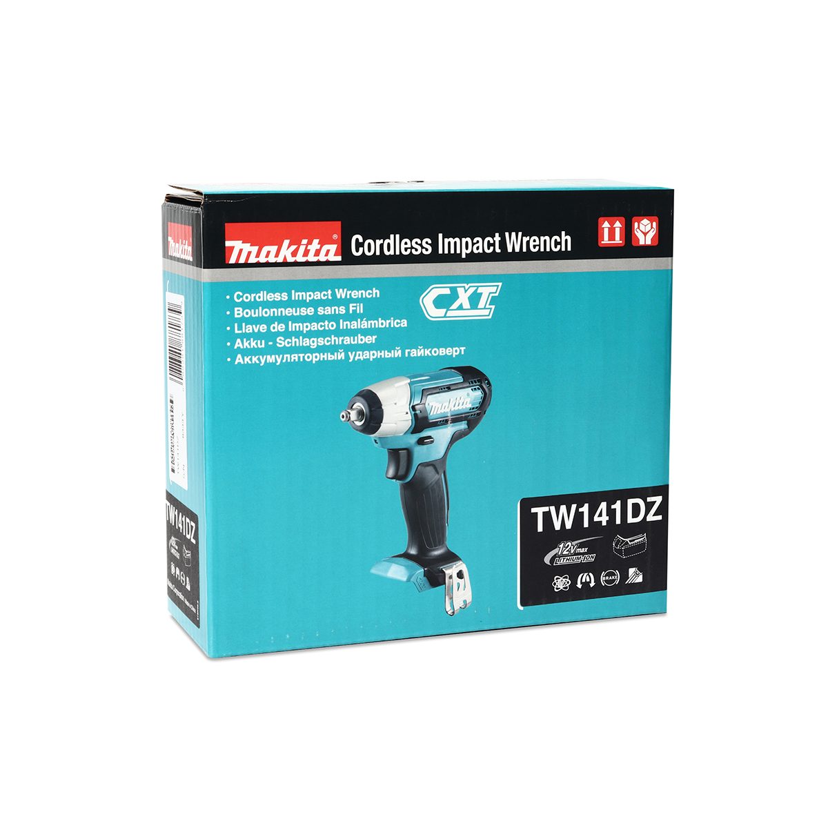 MAKITA เครื่องขันบล๊อกไร้สาย 12 โวลต์ 1/2 นิ้ว รุ่น TW141DZ แรงบิดสูงสุด 145 นิวตันเมตร ไม่รวมแบตเตอรี่และแท่นชาร์จ (มากีต้า)