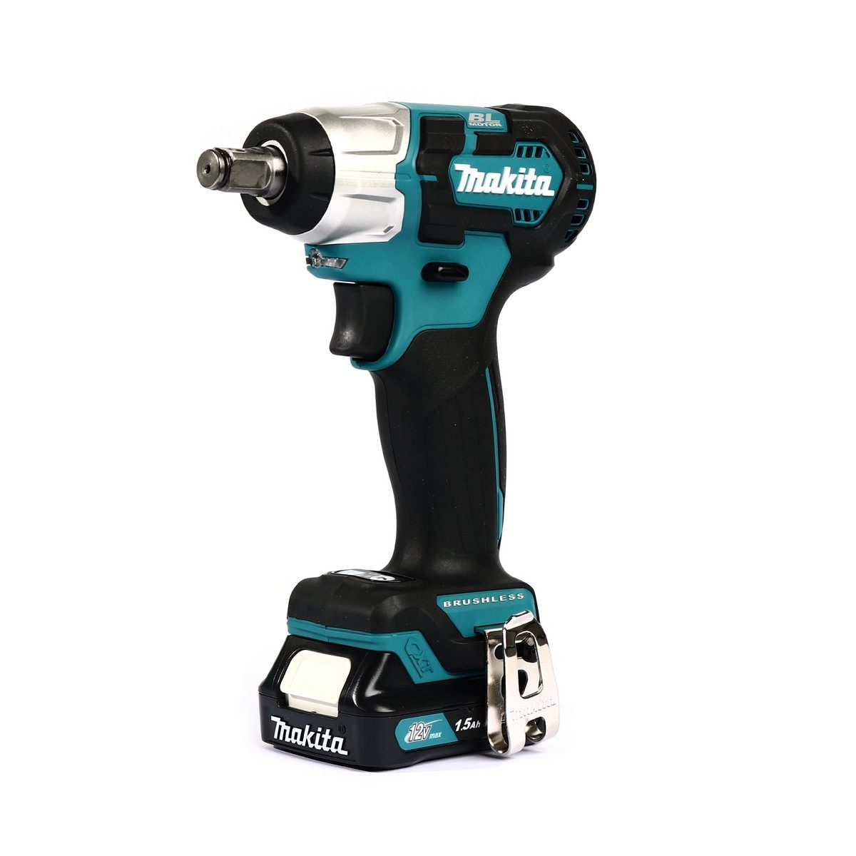 MAKITA เครื่องขันบล๊อกไร้สาย 12 โวลต์ 1/2 นิ้ว รุ่น TW161DWYE แรงบิดสูงสุด 165 นิวตันเมตร รวมแบตเตอรี่และแท่นชาร์จ (มากีต้า)