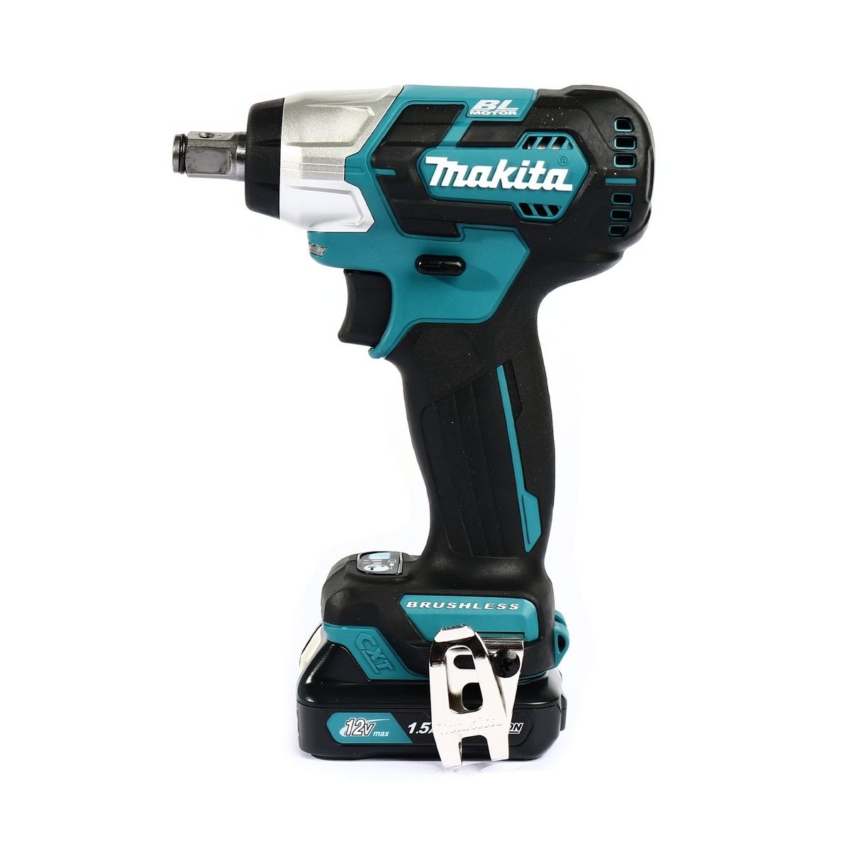 MAKITA เครื่องขันบล๊อกไร้สาย 12 โวลต์ 1/2 นิ้ว รุ่น TW161DWYE แรงบิดสูงสุด 165 นิวตันเมตร รวมแบตเตอรี่และแท่นชาร์จ (มากีต้า)