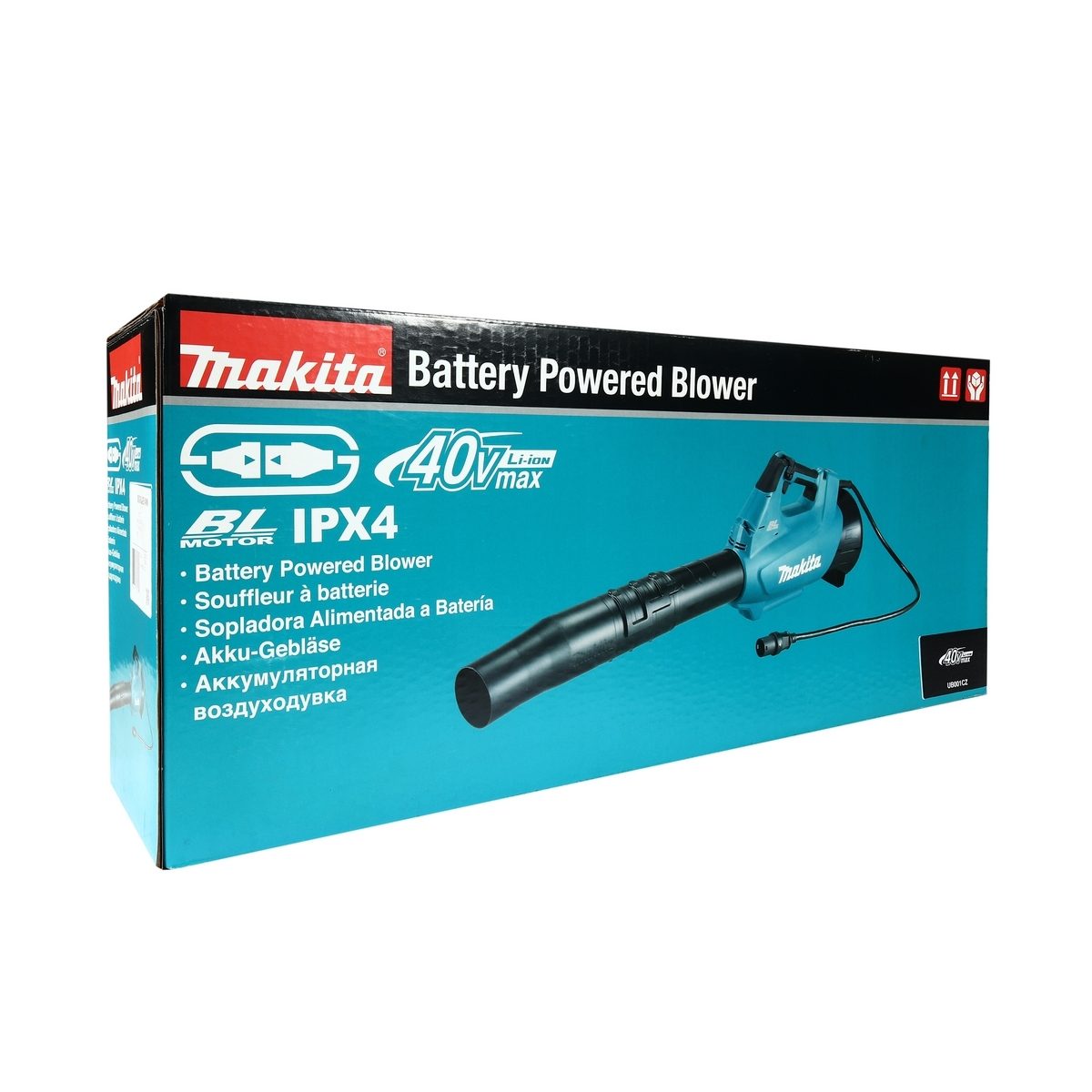 MAKITA เครื่องเป่าลมสะพายหลัง 36 โวลต์ รุ่น UB001CZ มอแตอร์ไร้แปรงถ่าน ไม่รวมชุดแบตเตอรี่สะพายหลัง (BL Motor) (มากีต้า)