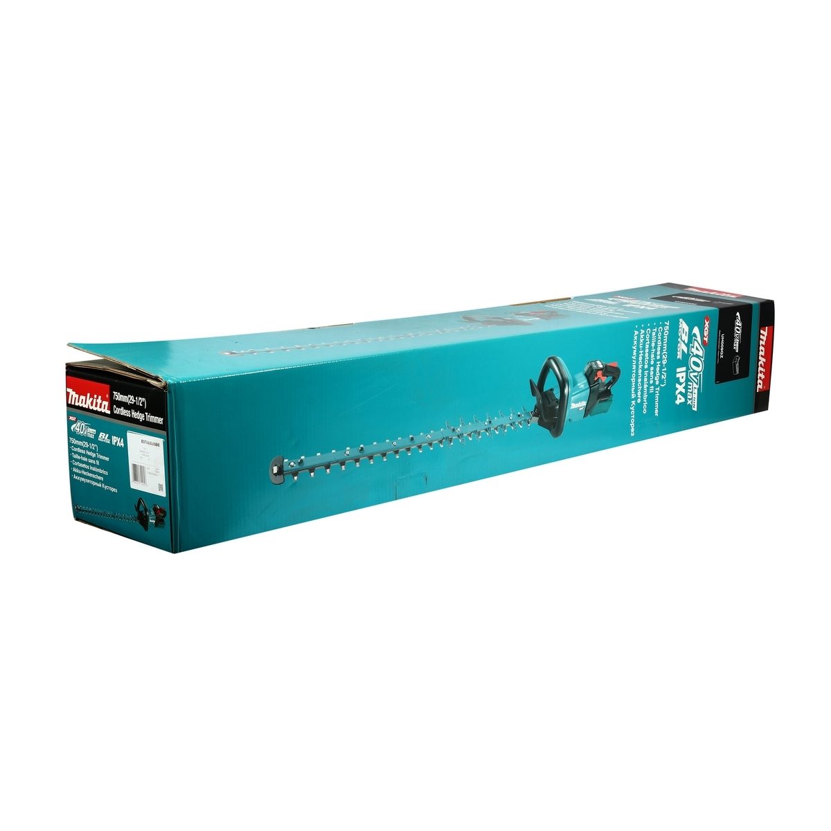 MAKITA เครื่องตัดแต่งพุ่มไม้ไร้สาย เล็มพุ่ม 40 โวลต์ รุ่น UH009GZ ขนาดใบมีด 750 มม. (29-1/2 นิ้ว) ความสามารถในการตัดสุงสุด 21.5 มม. (7/8 นิ้