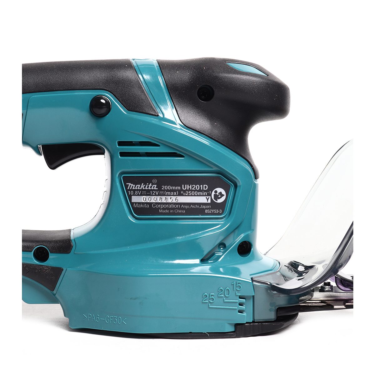 MAKITA เครื่องเล็มพุ่มไร้สาย 12 โวลต์ ความยาวใบมีด 200 มม. รุ่น UH201DZ ความเร็วช่วงชัก 2,500 ครั้ง/นาที ไม่รวมแบตเตอรี่-แท่นชาร์จ (มากีต้า)