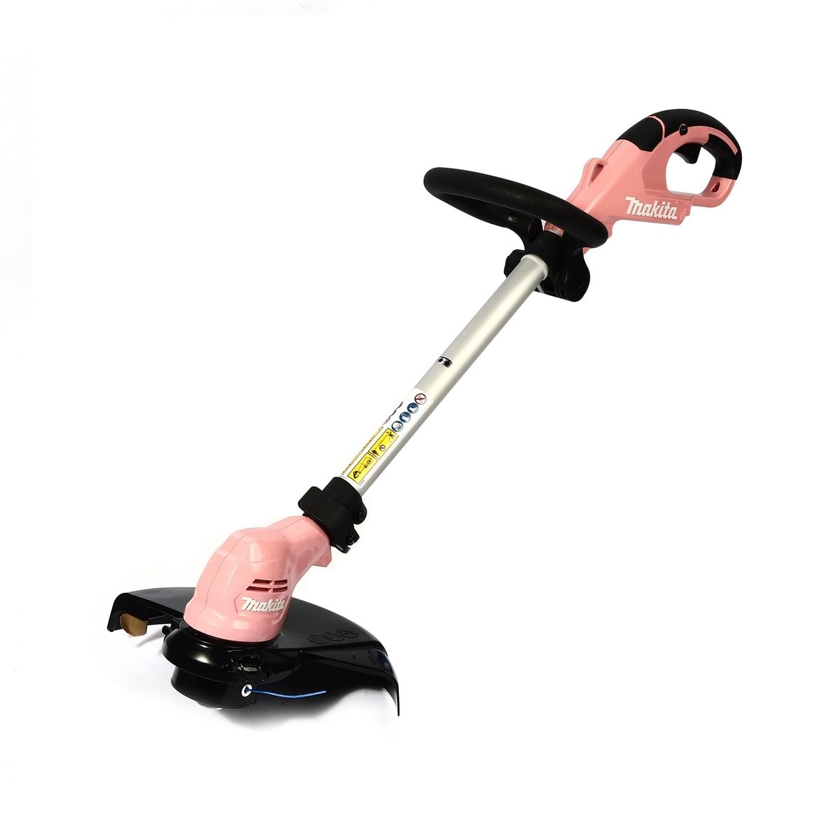 MAKITA เครื่องตัดหญ้าไร้สาย 12 โวลต์ สีชมพู รุ่น UR100DSAP ความเร็วรอบตัวเปล่า 10,000 รอบ/นาที UR100DSAP รวมแบตเตอรี่-แท่นชาร์จ (มากีต้า)