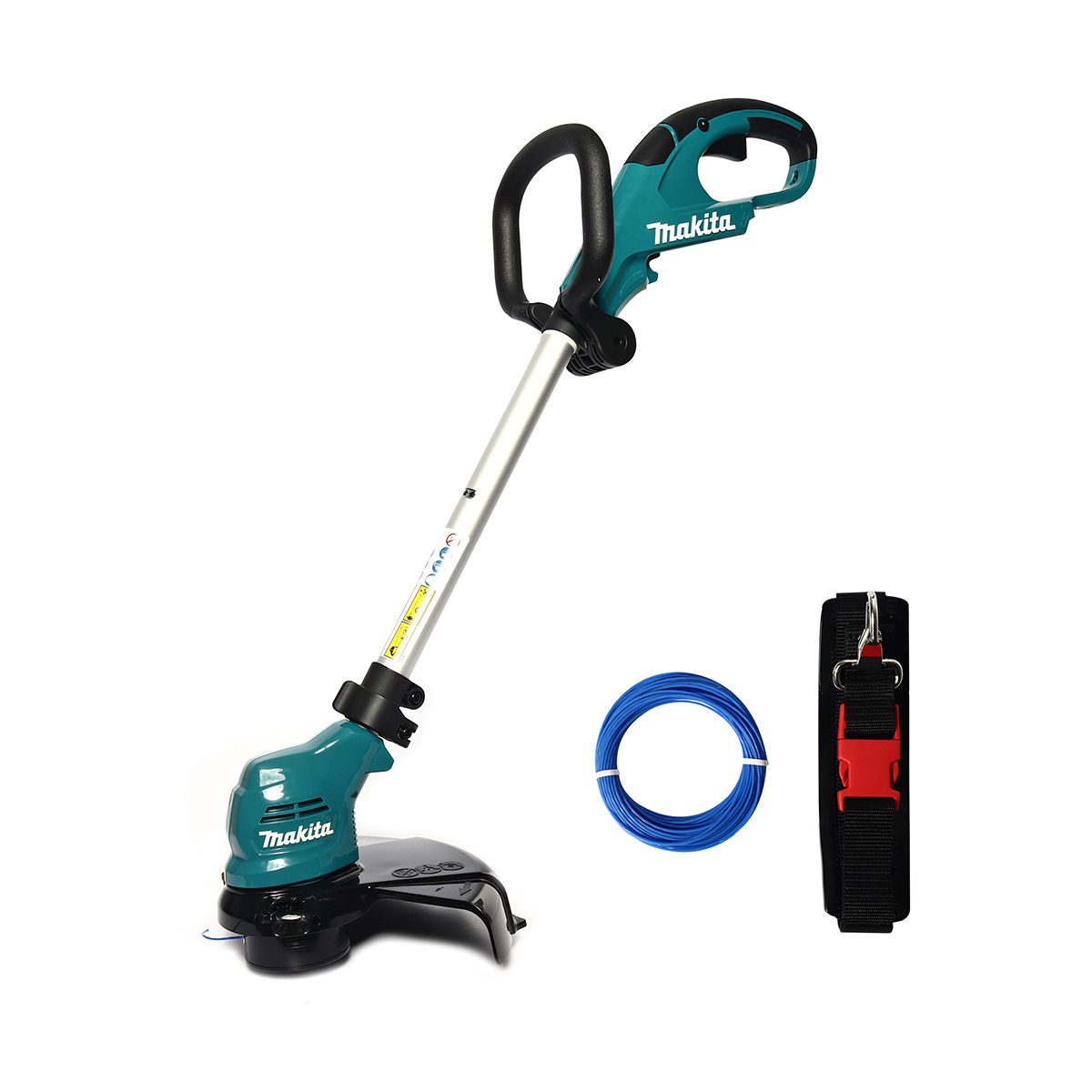 MAKITA เครื่องตัดหญ้าไร้สาย 12 โวลต์ สีชมพู รุ่น UR100DZ ความเร็วรอบตัวเปล่า 10,000 รอบ/นาที UR100DSAP ไม่รวมแบตเตอรี่-แท่นชาร์จ (มากีต้า)
