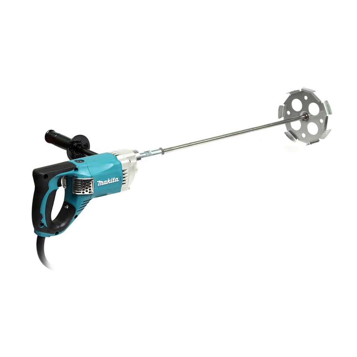 MAKITA เครื่องผสมสีไฟฟ้า ขนาด 165 มม. (6-1/2 นิ้ว) กำลังไฟ 850 วัตต์ รุ่น UT1305 ความเร็วรอบตัวเปล่า 1,300 รอบ/นาที มีฉนวนสองชั้น (มากีต้า)