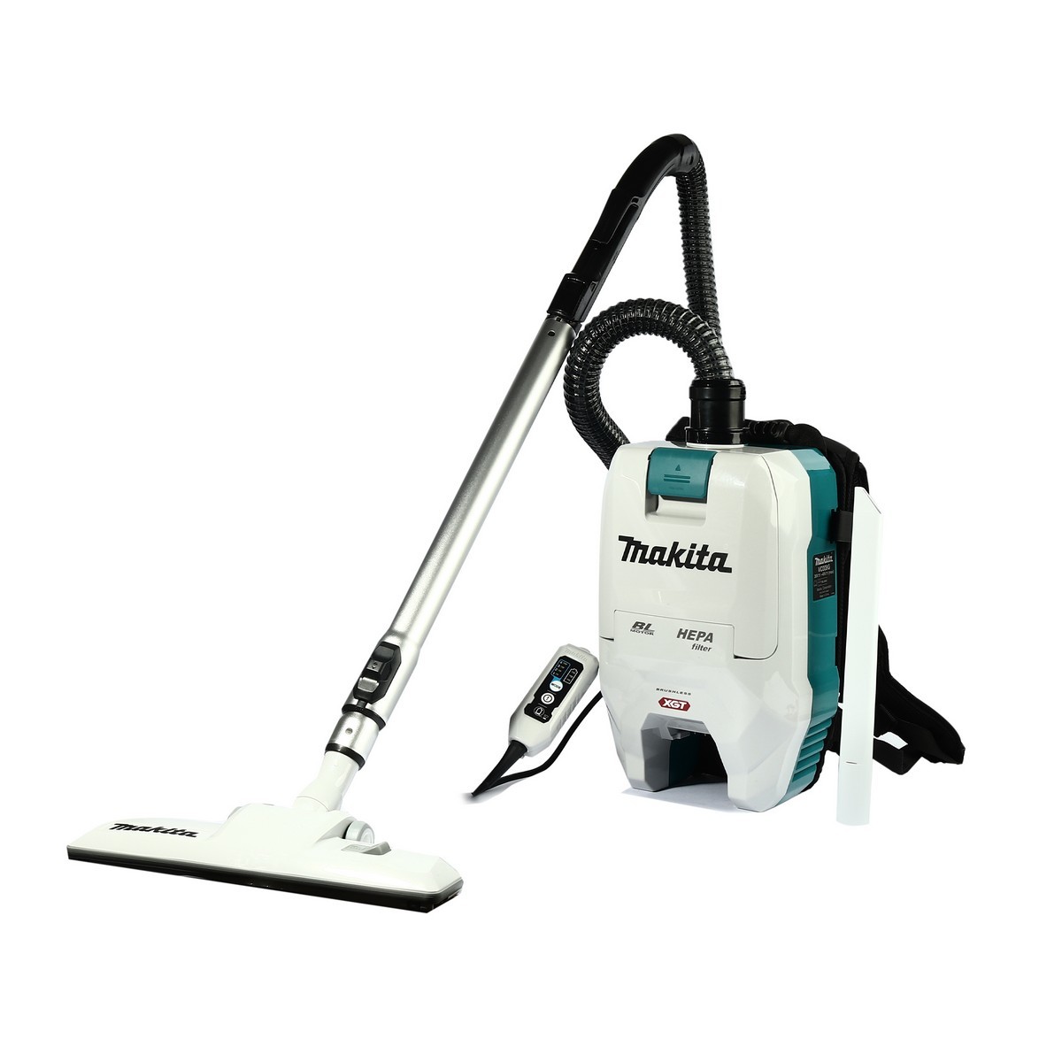 MAKITA เครื่องดูดฝุ่นสะพายไร้สาย 40 โวลต์ ถุงผ้าเก็บฝุ่น 1.5 ลิตร รุ่น VC008GZ06 แรงดันลมสูงสุด 18 KPA กำลังการดูด 180 วัตต์ ไม่รวมแบตเตอรี่