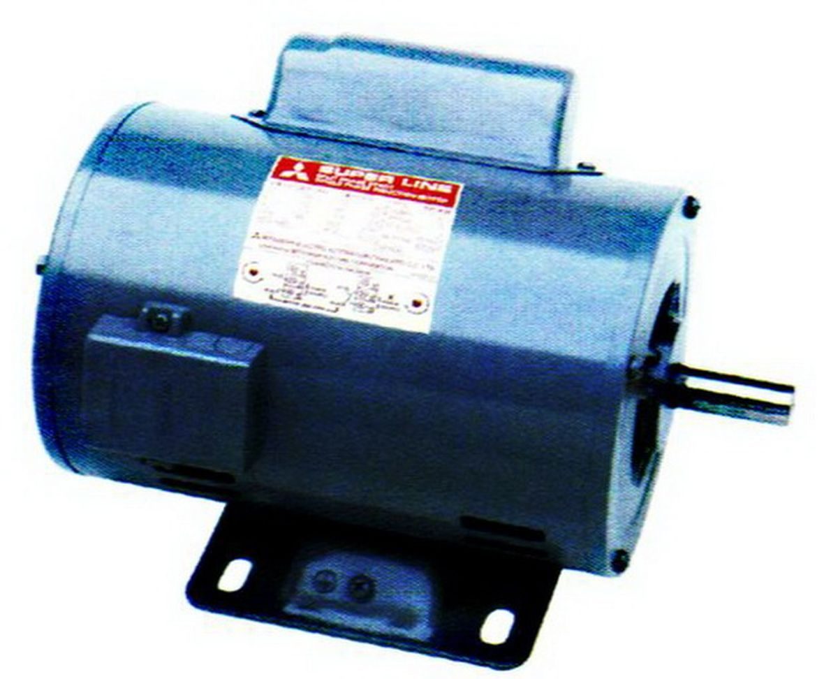 มอเตอร์ MITSUBISHI รุ่น SC-QR กำลัง 1/4 แรงม้า (0.2 กิโลวัตต์) 1 เฟส 220 โวลต์ 4 โพล 2 สาย IP20 ความเร็วรอบ 1450 RPM (รอบต่อนาที)