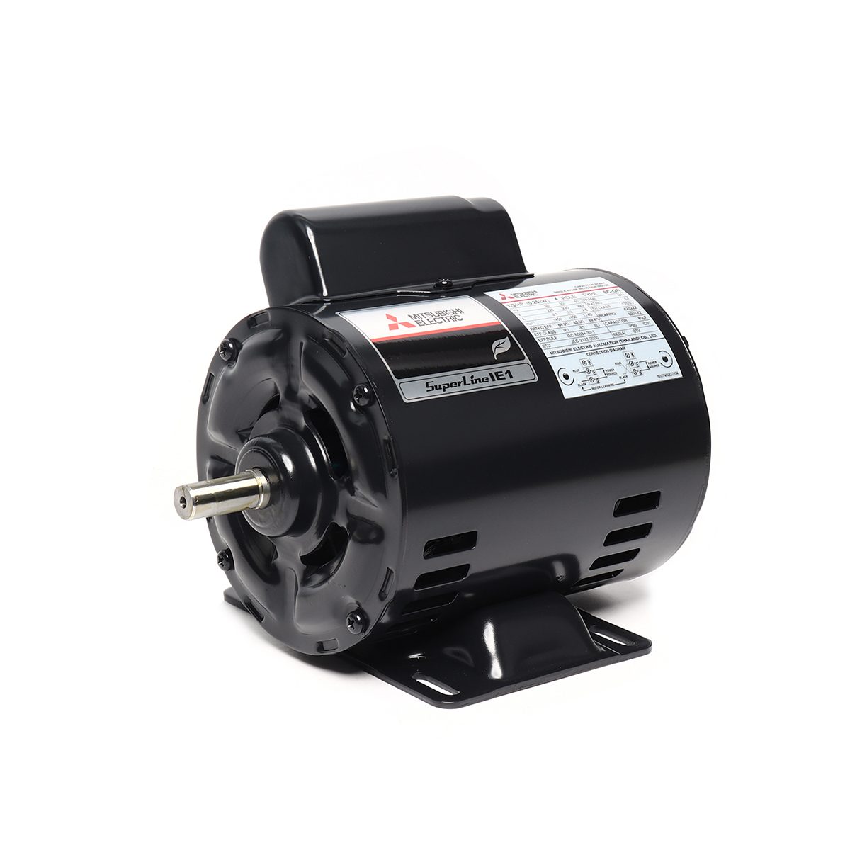 มอเตอร์ MITSUBISHI รุ่น SC-QR กำลัง 1/3 แรงม้า (0.25 กิโลวัตต์) 1 เฟส 220 โวลต์ 4 โพล 2 สาย IP20 ความเร็วรอบ 1450 RPM (รอบต่อนาที)