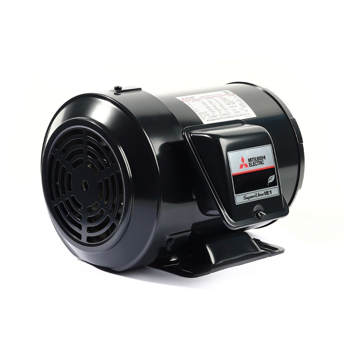 MITSUBISHI มอเตอร์ รุ่น SF-QR ชนิดหุ้มมิด กำลัง 2 แรงม้า (1.5 กิโลวัตต์) 3 เฟส 220/380 โวลต์ 2 โพล 3 สาย IP44 ความเร็วรอบ 2890 รอบ/นาที (มิต