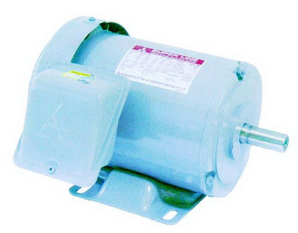 MITSUBISHI มอเตอร์ รุ่น SF-QR ชนิดหุ้มมิด กำลัง 10 แรงม้า (7.5 กิโลวัตต์) 3 เฟส 220/380 โวลต์ 2 โพล 3 สาย IP55 ความเร็วรอบ 2890 รอบ/นาที (มิ