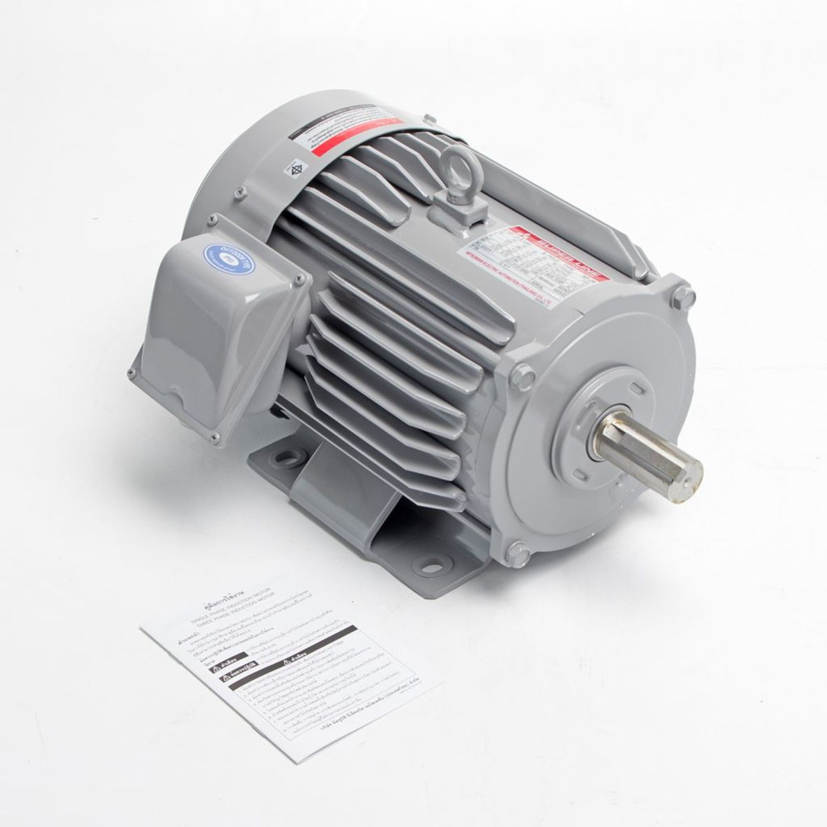 MITSUBISHI มอเตอร์ รุ่น SF-QR ชนิดหุ้มมิด กำลัง 3 แรงม้า (2.2 กิโลวัตต์) 3 เฟส 220/380 โวลต์ 6 โพล 3 สาย IP55 รอบช้า 950 รอบ/นาที (มิตซูบิชิ