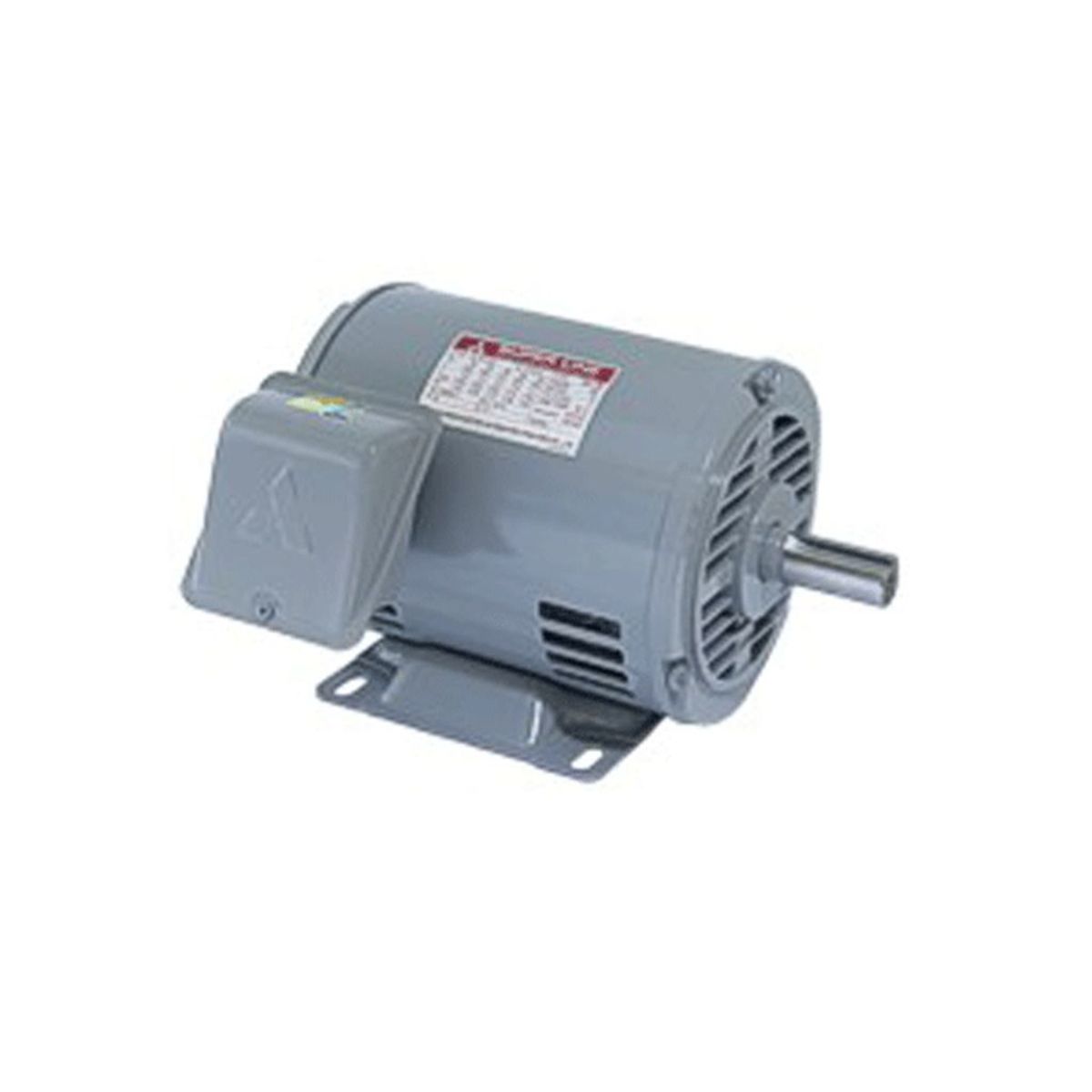 MITSUBISHI มอเตอร์ รุ่น SB-JR ชนิดไม่หุ้มมิด กำลัง 5 แรงม้า (3.7 กิโลวัตต์) 3 เฟส 220/380 โวลต์ 4 โพล 3 สาย IP22 รอบช้า 1450 รอบ/นาที (มิตซู