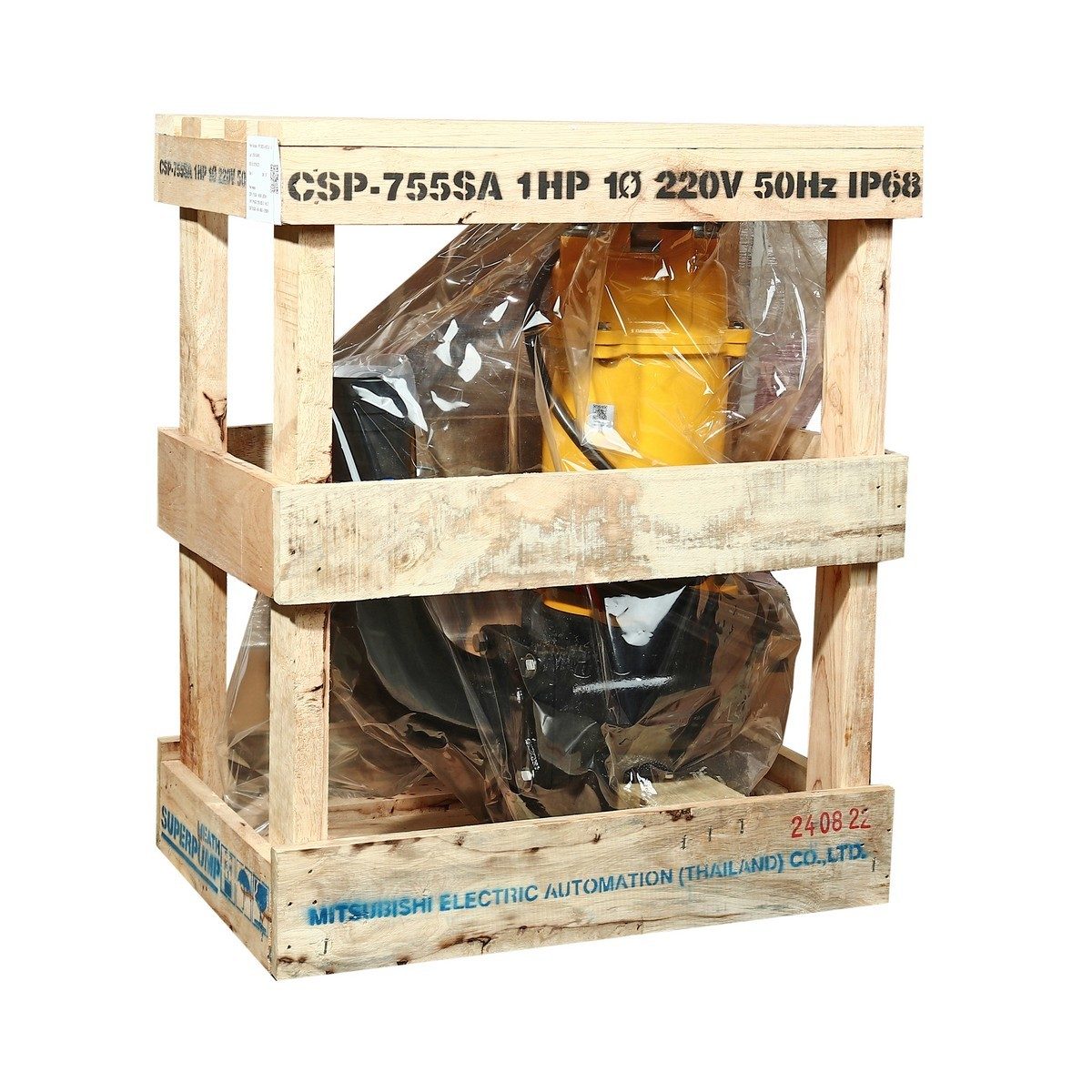 CSP-755SA ปั๊มแช่ดูดโคลน ท่อ 3"(1HP)1เฟส