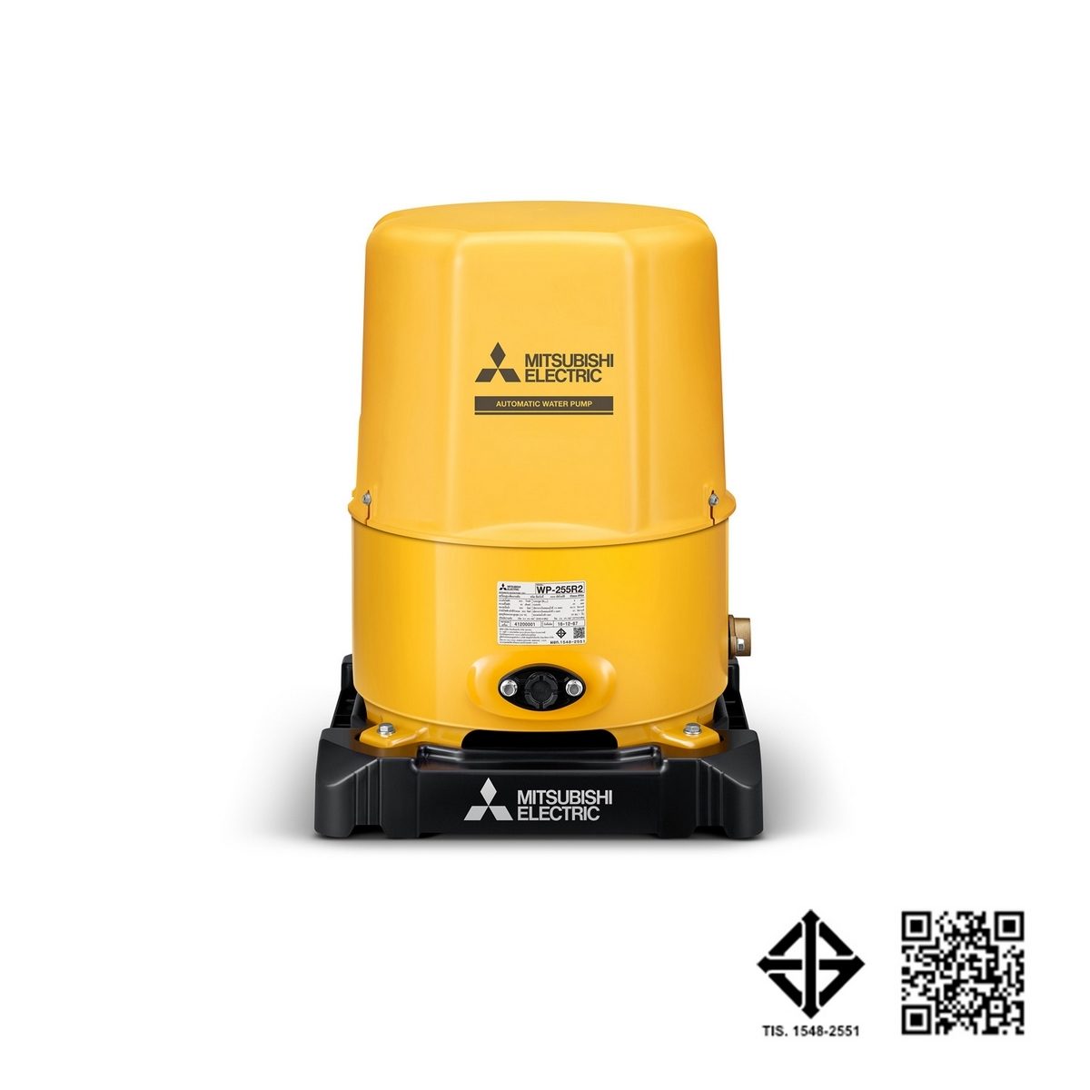 MITSUBISHI ปั๊มน้ำอัตโนมัติ รุ่น WP-255R2 ขนาด 250 วัตต์ ระยะดูด 8 เมตร ระยะส่ง 22 เมตร ขนาดท่อ 25 มม. ปริมาณน้ำ 61 ลิตร/นาที (สูงสุด), 51 ล