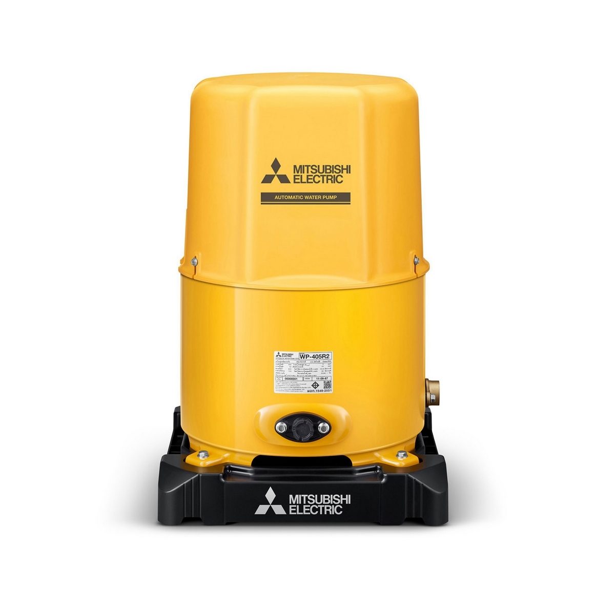 MITSUBISHI ปั๊มน้ำอัตโนมัติ รุ่น WP-405R2 ขนาด 400 วัตต์ ระยะดูด 8 เมตร ระยะส่ง 24 เมตร ขนาดท่อ 25 มม. ปริมาณน้ำ 68 ลิตร/นาที (สูงสุด), 57 ล