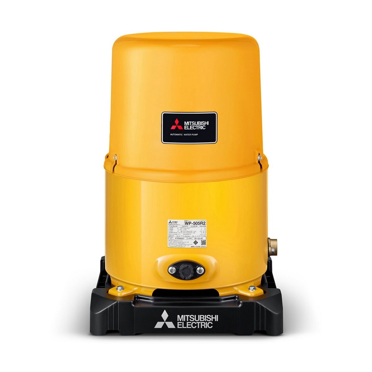 MITSUBISHI ปั๊มน้ำอัตโนมัติ รุ่น WP-505R2 ขนาด 500 วัตต์ ระยะดูด 6 เมตร ระยะส่ง 24 เมตร ขนาดท่อ 35 มม. ปริมาณน้ำ 84 ลิตร/นาที (สูงสุด), 75 ล
