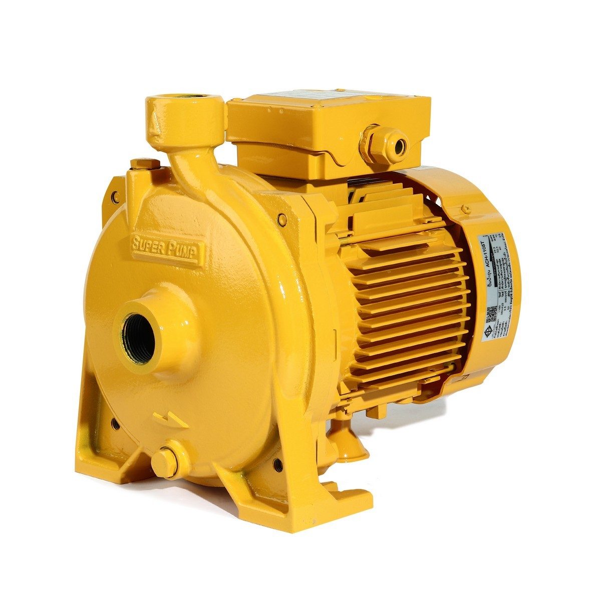 MITSUBISHI ปั๊มน้ำหอยโข่ง ชนิดส่งสูง ขนาด 1.5 HP 380V รุ่น ACH-1105T ขนาดท่อ 1"x1" ระยะส่ง 16.4-34.3 เมตร ปริมาณน้ำ 50-130 ลิตรต่อนาที เหมาะ