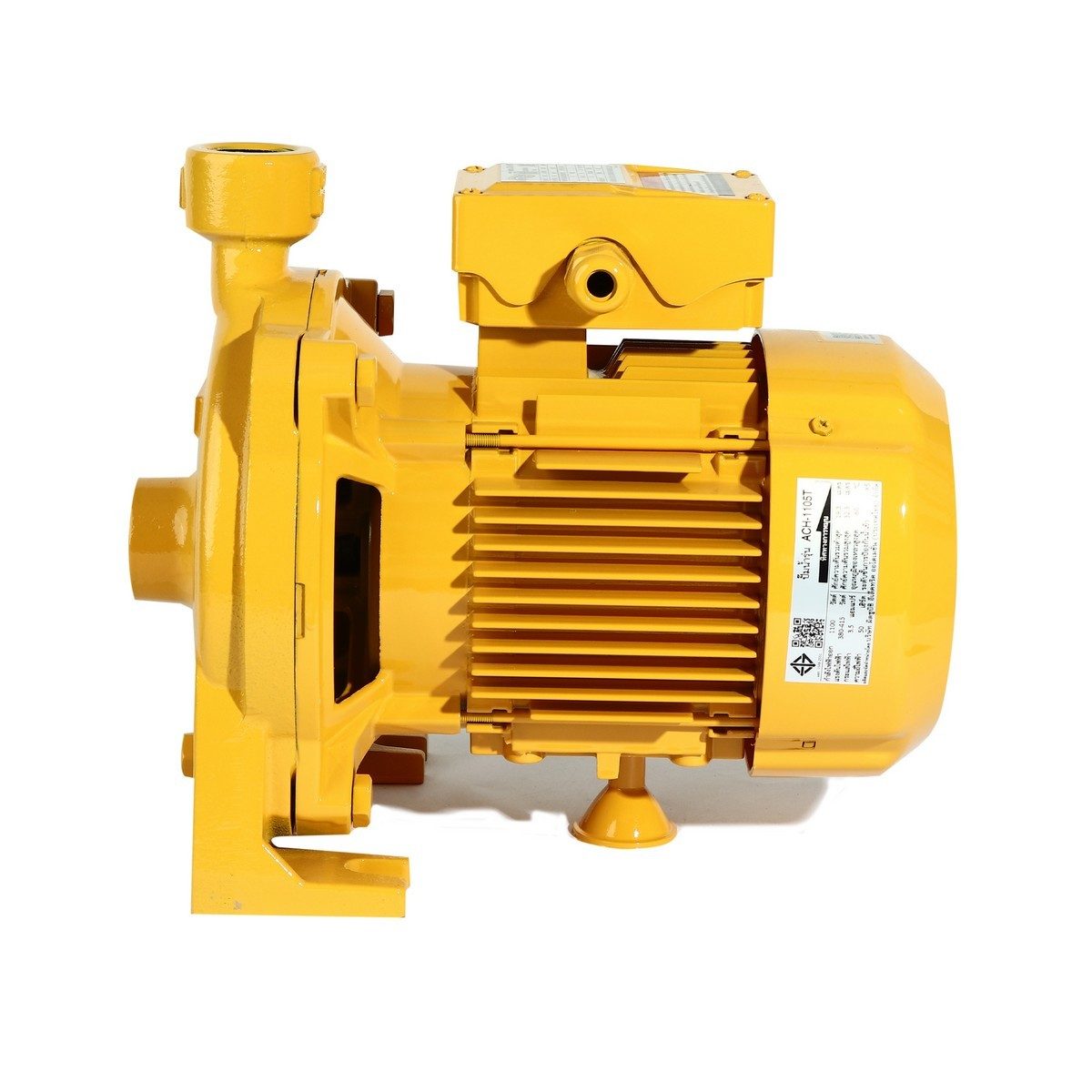 MITSUBISHI ปั๊มน้ำหอยโข่ง ชนิดส่งสูง ขนาด 1.5 HP 380V รุ่น ACH-1105T ขนาดท่อ 1"x1" ระยะส่ง 16.4-34.3 เมตร ปริมาณน้ำ 50-130 ลิตรต่อนาที เหมาะ