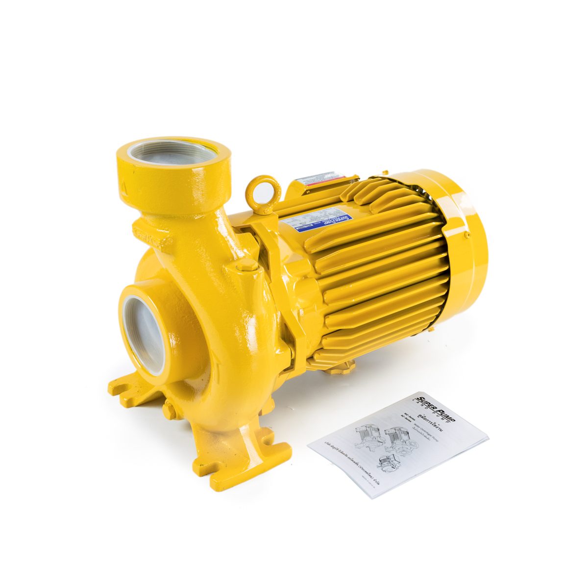 WCL-3705F-T ปั๊มหน้าแปลนน้ำมาก 5HP 3เฟส