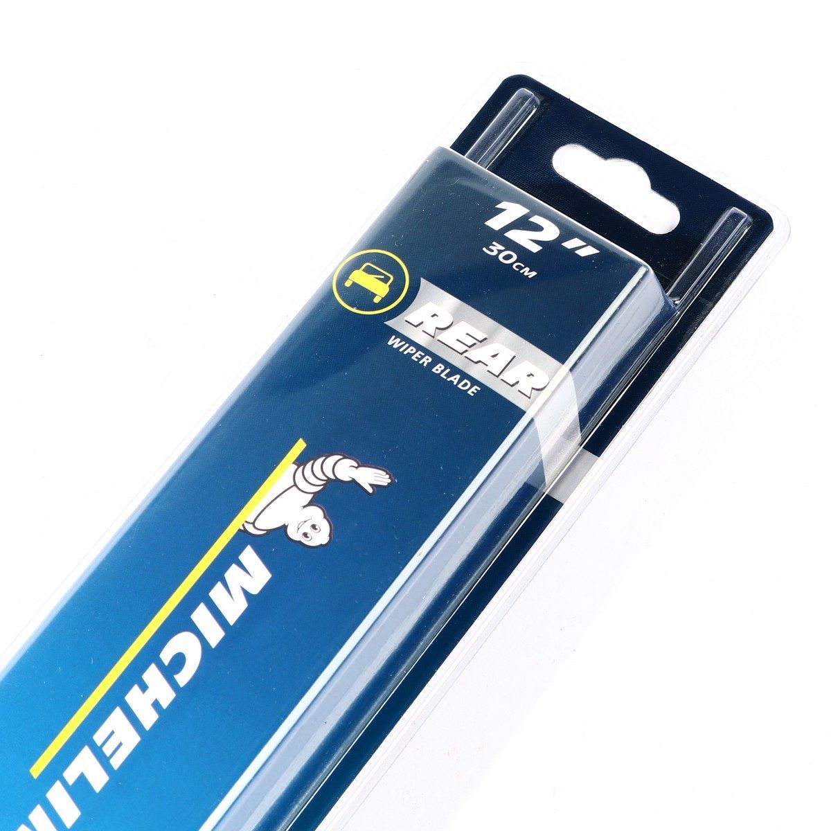 ใบปัดน้ำฝนกระจกหลัง มิชลิน (MICHELIN) รุ่น RainForce ขนาด 12 นิ้ว พร้อม Connector (แพ็คเดี่ยว) ตัวเชื่อม EZ Lok ที่ติดตั้งได้รวดเร็ว โครงเหล