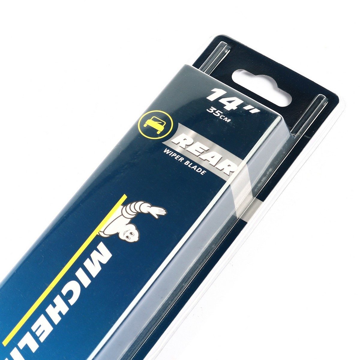 ใบปัดน้ำฝนกระจกหลัง มิชลิน (MICHELIN) รุ่น RainForce ขนาด 14 นิ้ว พร้อม Connector (แพ็คเดี่ยว) ตัวเชื่อม EZ Lok ที่ติดตั้งได้รวดเร็ว โครงเหล
