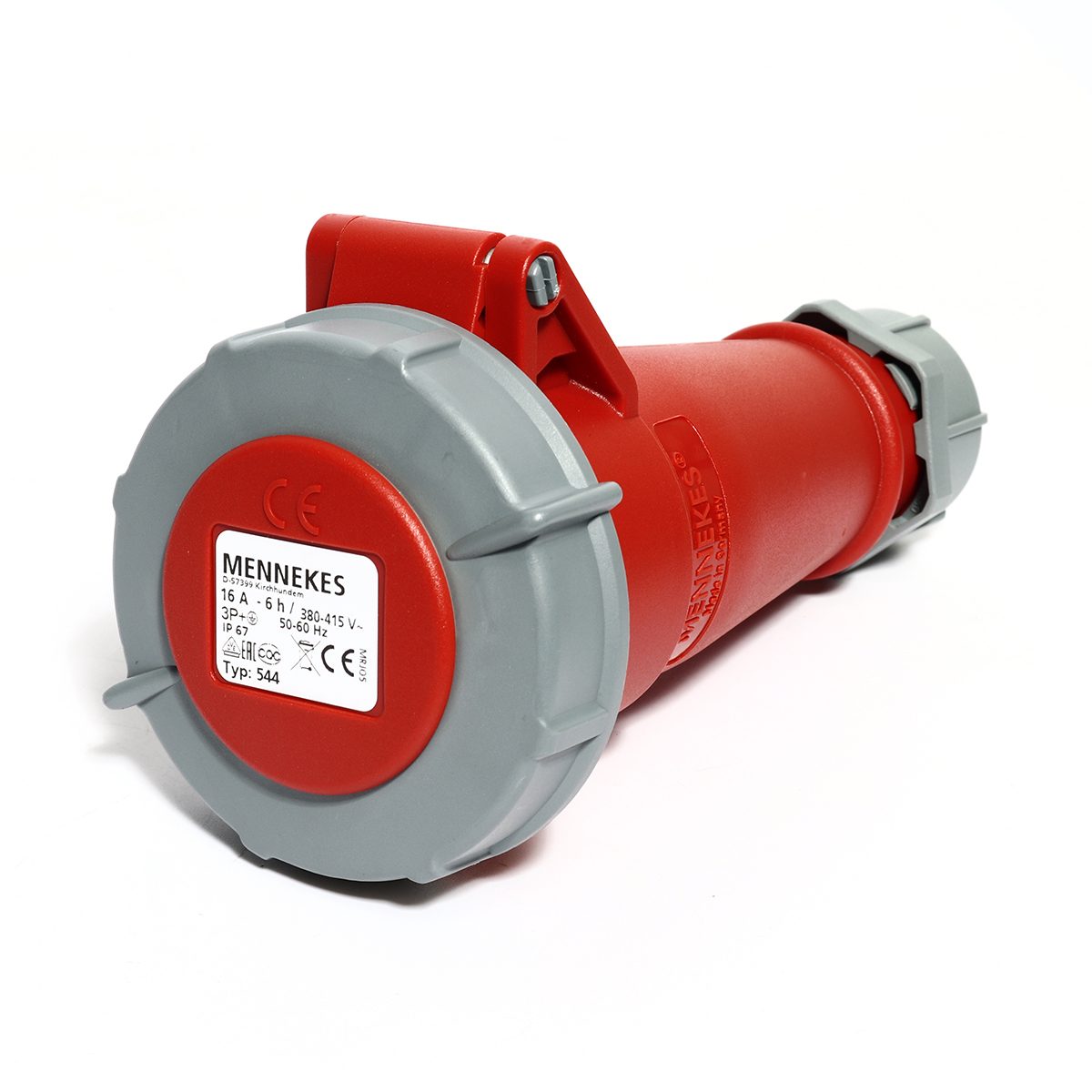 IP67 ปลั๊กตัวเมียกลาง 3P+E 400V 16A(544)