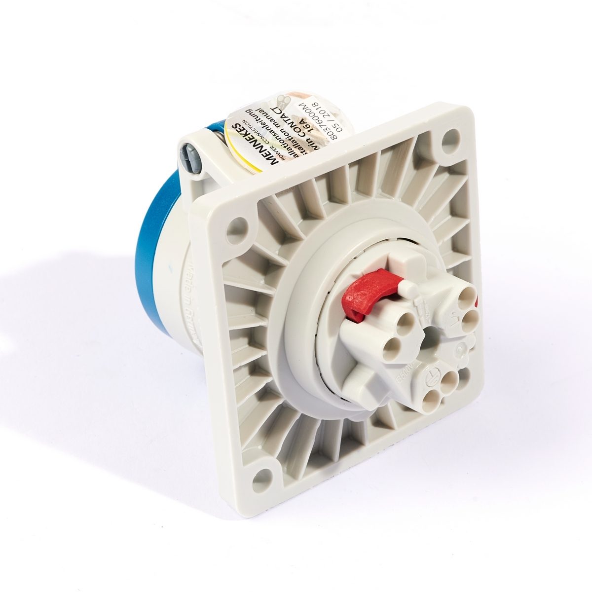 MENNEKES ปลั๊กอุตสาหกรรม ตัวเมีย แบบฝังตรง รุ่น 1791 3P+E/32A/400V/50-60 Hz/IP44 (เมนเนเคส)