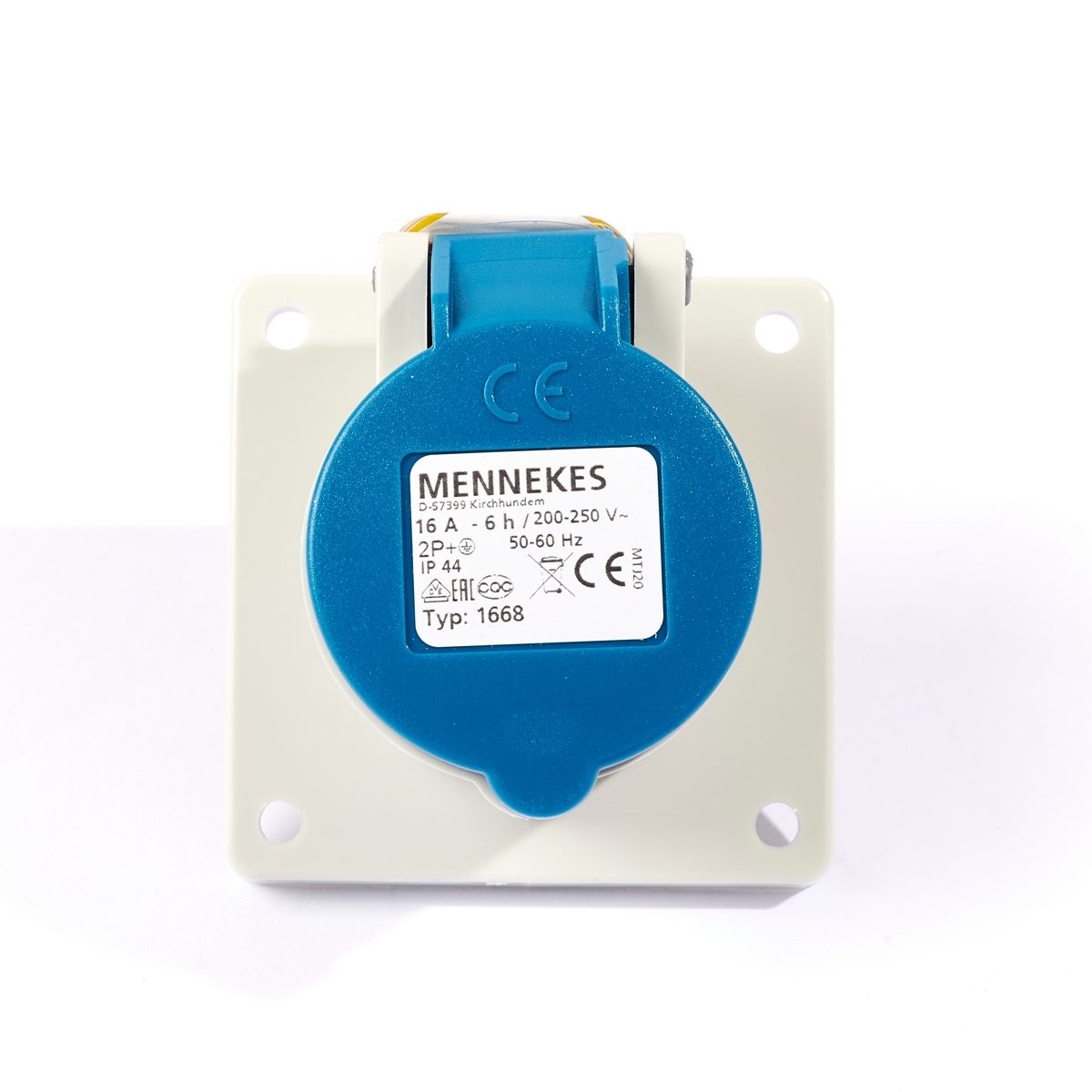 MENNEKES ปลั๊กอุตสาหกรรม ตัวเมีย แบบฝังตรง รุ่น 1791 3P+E/32A/400V/50-60 Hz/IP44 (เมนเนเคส)