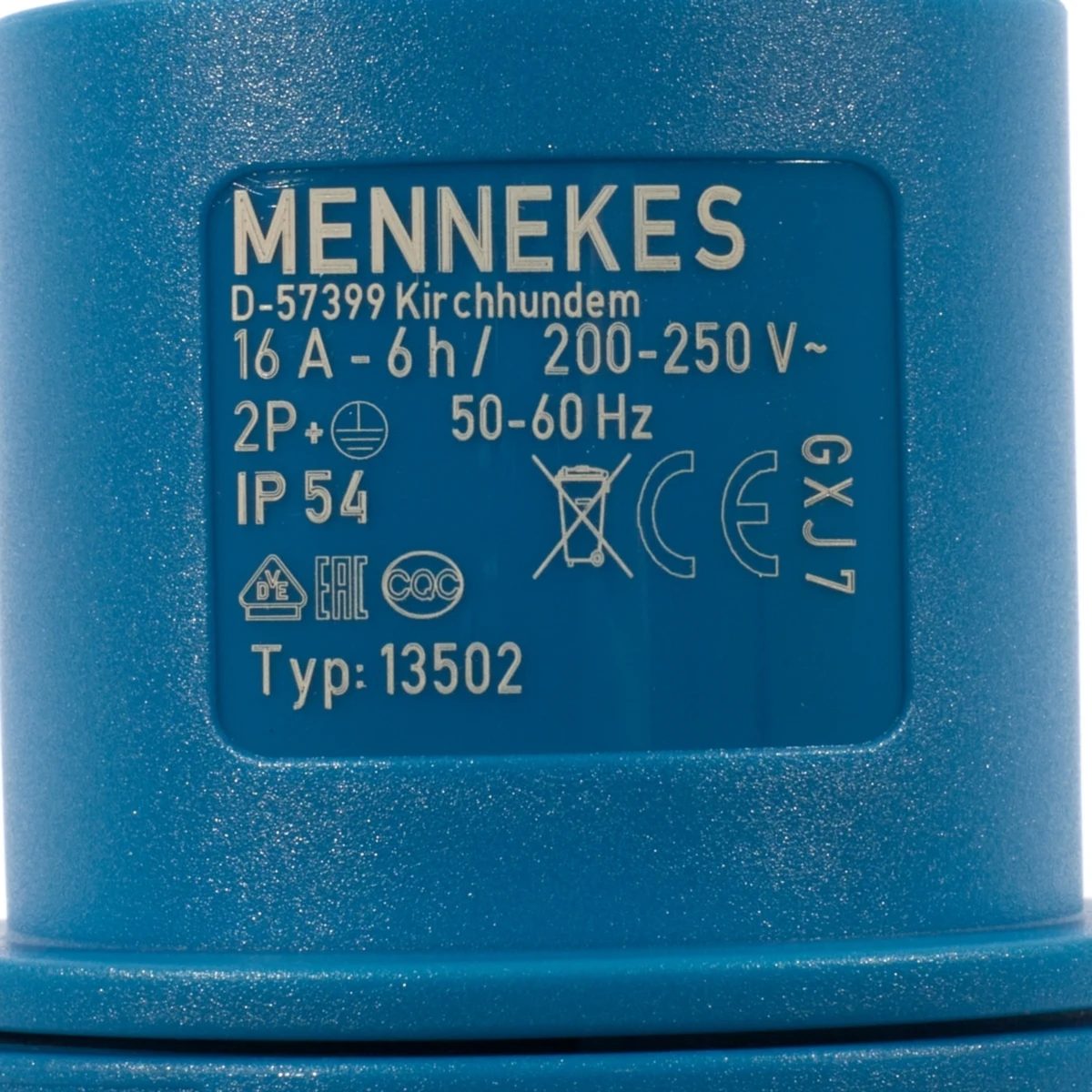 MENNEKES ปลั๊กอุตสาหกรรม AM-TOP ตัวผู้ บอดี้เดียว ระบบสกรู รุ่น 288 กันน้ำ 3P+N+E/16A/400V/50-60 Hz/IP67 (เมนเนเคส)