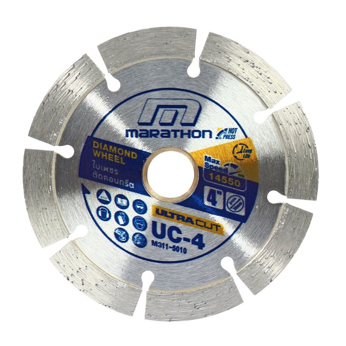 UC-4 ใบเพชรตัดคอนกรีต 4" 105X2.0X20MM
