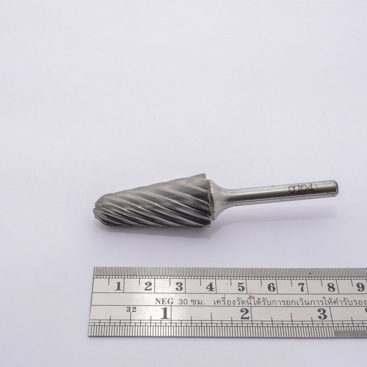MARATHON เหล็กเจียคาร์ไบด์ทรงเฉียง 14° หัวมน รุ่น ALUMA CUT SL-7M เส้นผ่านศูนย์กลาง 19 มม. แกน 6 มม. ความยาวคมกัด 38 มม. สำหรับงานโมลด์ (มาร