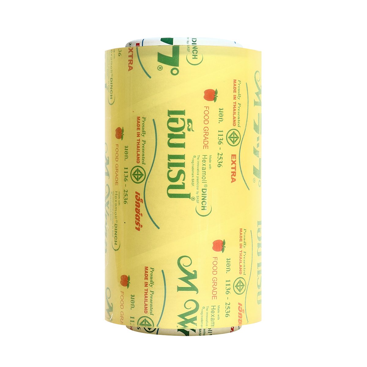 ฟิล์มถนอมอาหาร เอ็ม แรป (M WRAP) ความกว้าง 20 ซม. ความยาว 600 ม. ความหนาของเนื้อฟิล์ม 9 ไมครอน ช่วยรักษาความสดและรสชาติของอาหาร ฟิล์มมีความย
