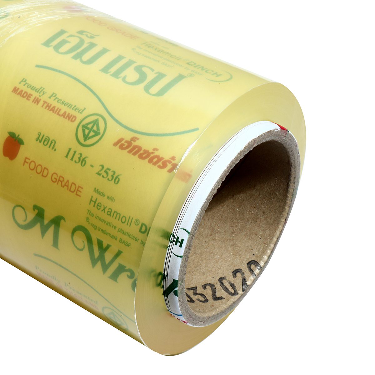 ฟิล์มถนอมอาหาร เอ็ม แรป (M WRAP) ความกว้าง 30 ซม. ความยาว 600 ม. ความหนาของเนื้อฟิล์ม 9 ไมครอน ช่วยรักษาความสดและรสชาติของอาหาร ฟิล์มมีความย