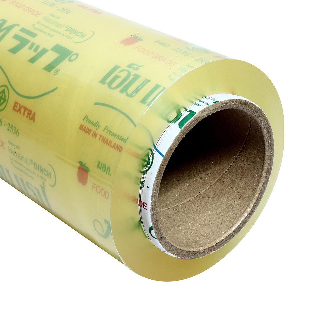 ฟิล์มถนอมอาหาร เอ็ม แรป (M WRAP) ความกว้าง 35 ซม. ความยาว 600 ม. ความหนาของเนื้อฟิล์ม 9 ไมครอน ช่วยรักษาความสดและรสชาติของอาหาร ฟิล์มมีความย