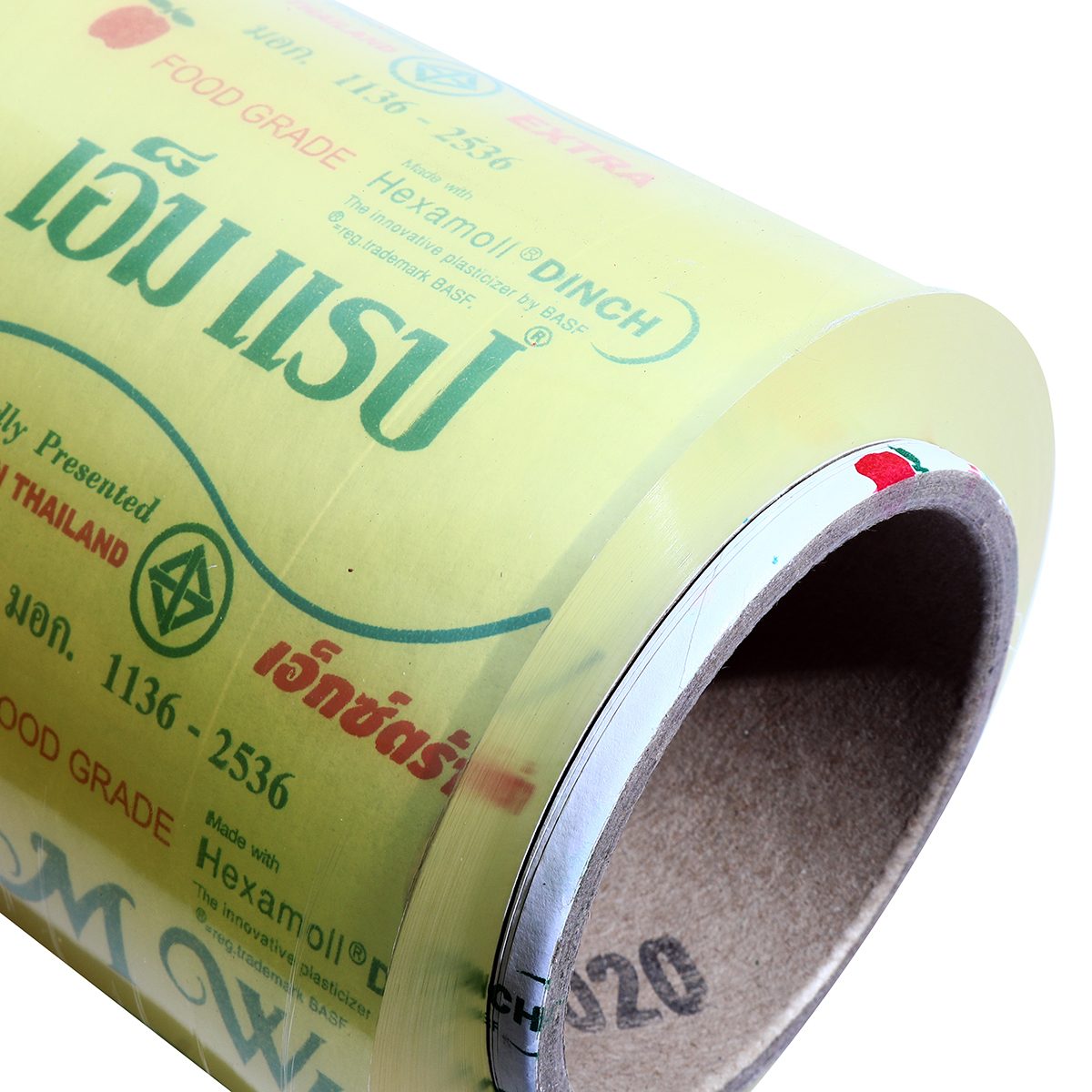 ฟิล์มถนอมอาหาร เอ็ม แรป (M WRAP) ความกว้าง 40 ซม. ความยาว 600 ม. ความหนาของเนื้อฟิล์ม 9 ไมครอน ช่วยรักษาความสดและรสชาติของอาหาร ฟิล์มมีความย