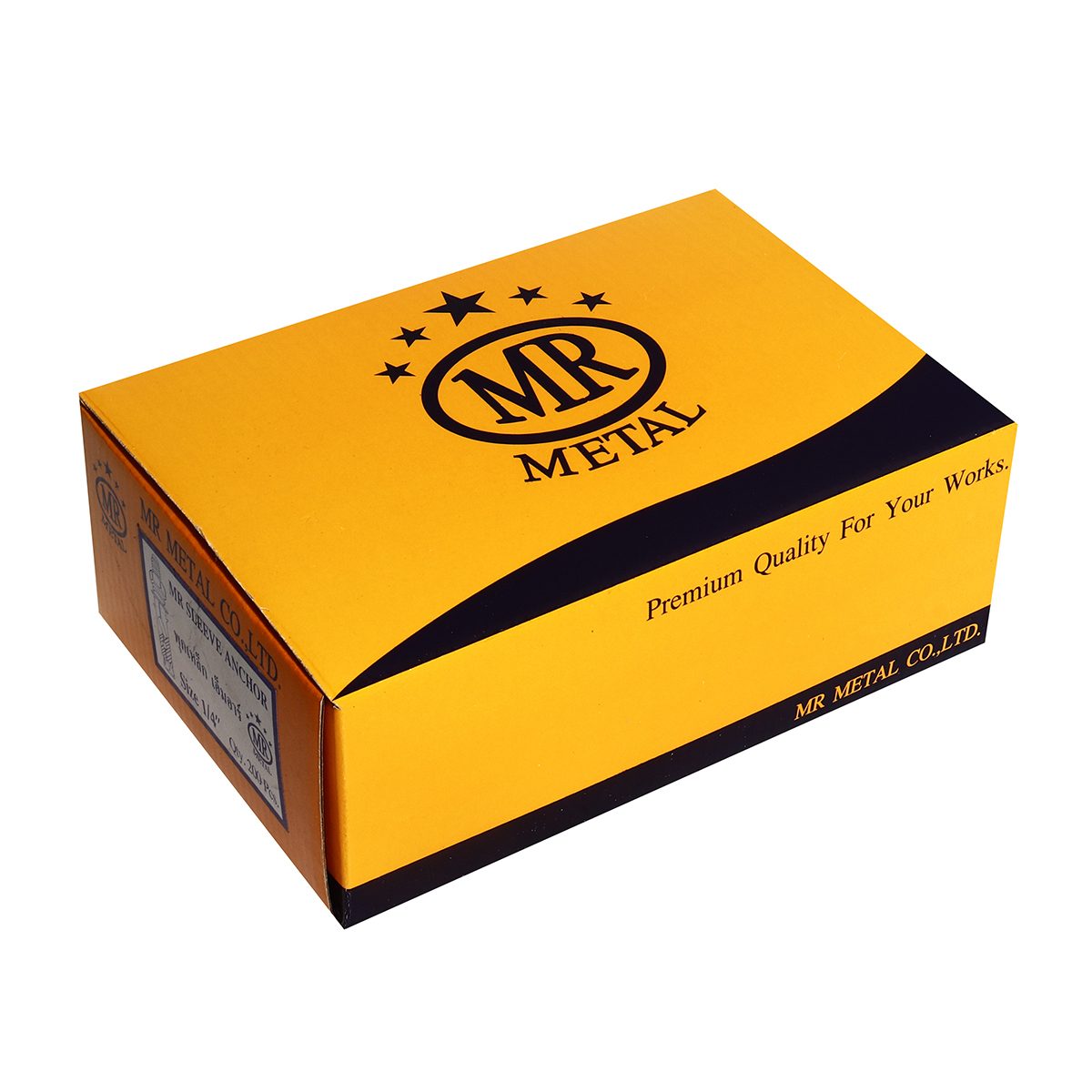 พุกเหล็ก เอ็มอาร์ เมทัล (MR METAL) รุ่น PK-SL1/4*50 ขนาด 1/4 นิ้ว สินค้าคุณภาพจากไต้หวัน ผลิตจากเหล็กคุณภาพดี เหมาะสำหรับการใช้งานทั่วไป เช่