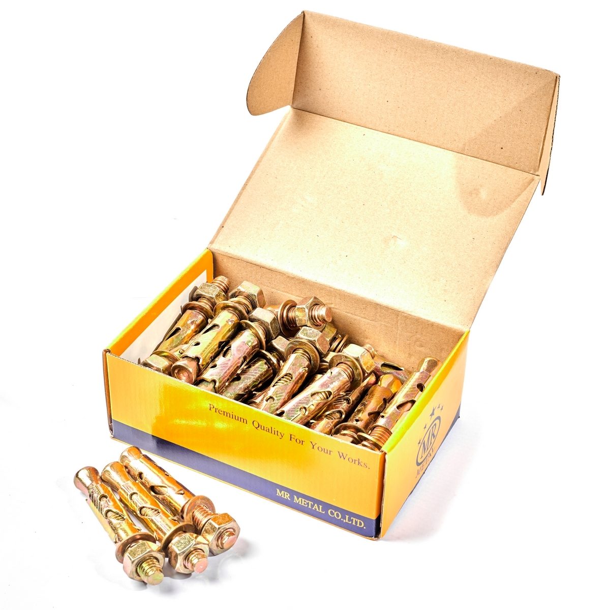 พุกเหล็ก เอ็มอาร์ เมทัล (MR METAL) รุ่น PK-SL1/2*95 ขนาด 1/2 นิ้ว สินค้าคุณภาพจากไต้หวัน ผลิตจากเหล็กคุณภาพดี เหมาะสำหรับการใช้งานทั่วไป เช่