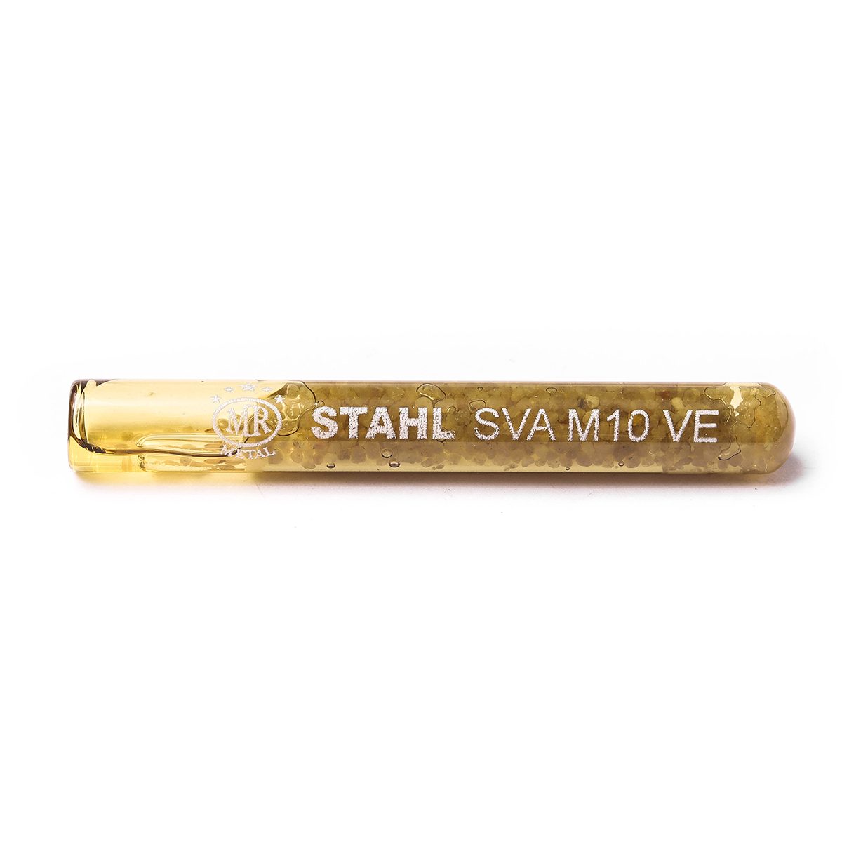 พุกเคมีแบบปั่น M10 STAHL-SERIES แบรนด์ เอ็มอาร์-เมทัล MR METAL รุ่น SVA-VE-10 น้ำยาเคมีหลอดแก้วใช้คู่กับสตัดพุกเคมีสำหรับติดตั้งกับวัสดุ เช่