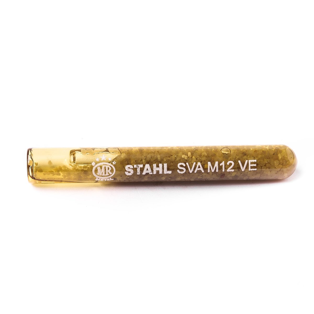 พุกเคมีแบบปั่น M12 STAHL-SERIES แบรนด์ เอ็มอาร์-เมทัล MR METAL รุ่น SVA-VE-12 น้ำยาเคมีหลอดแก้วใช้คู่กับสตัดพุกเคมีสำหรับติดตั้งกับวัสดุ เช่