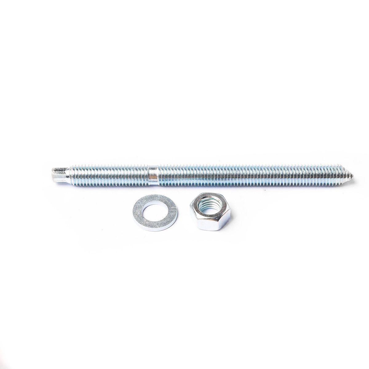 สตัดพุกเคมี M12x160 มม. เกรด 5.8 ชุบขาว แบรนด์ เอ็มอาร์ เมทัล (MR METAL) รุ่น PK-AS5M12*160 ใช้คู่กับพุกเคมี MR-STAHL แบบปั่น แบบตอก และแบบฉ