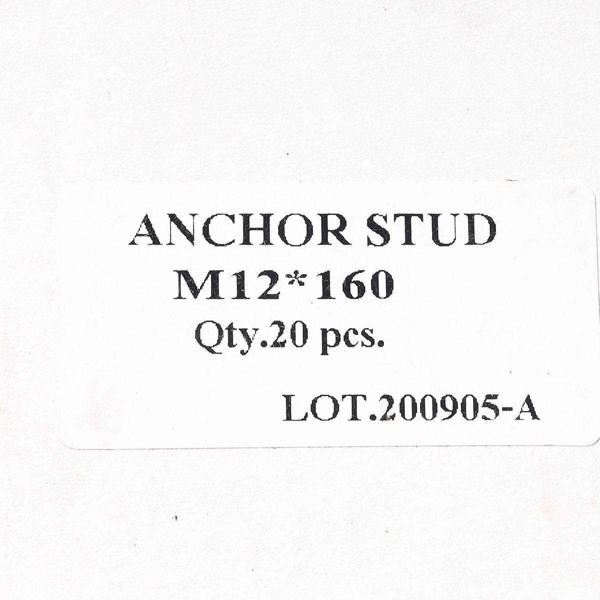 สตัดพุกเคมี M12x160 มม. เกรด 5.8 ชุบขาว แบรนด์ เอ็มอาร์ เมทัล (MR METAL) รุ่น PK-AS5M12*160 ใช้คู่กับพุกเคมี MR-STAHL แบบปั่น แบบตอก และแบบฉ