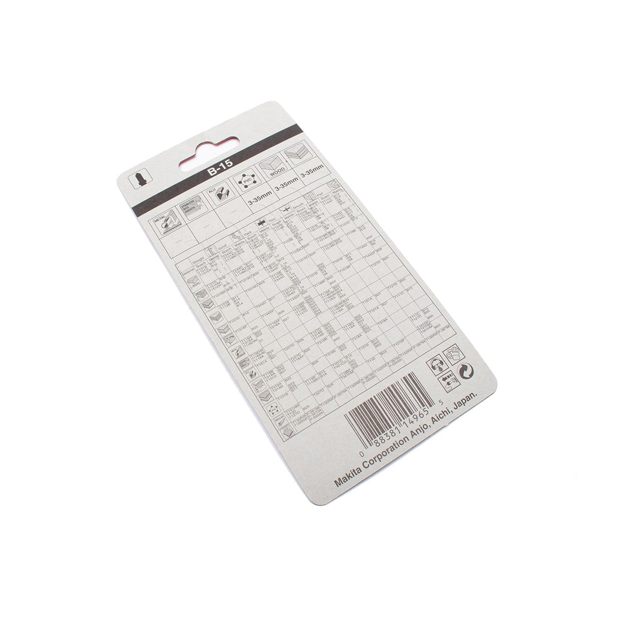 ใบเลื่อยจิกซอ B-15 (5ใบ/1PAC) A-85678