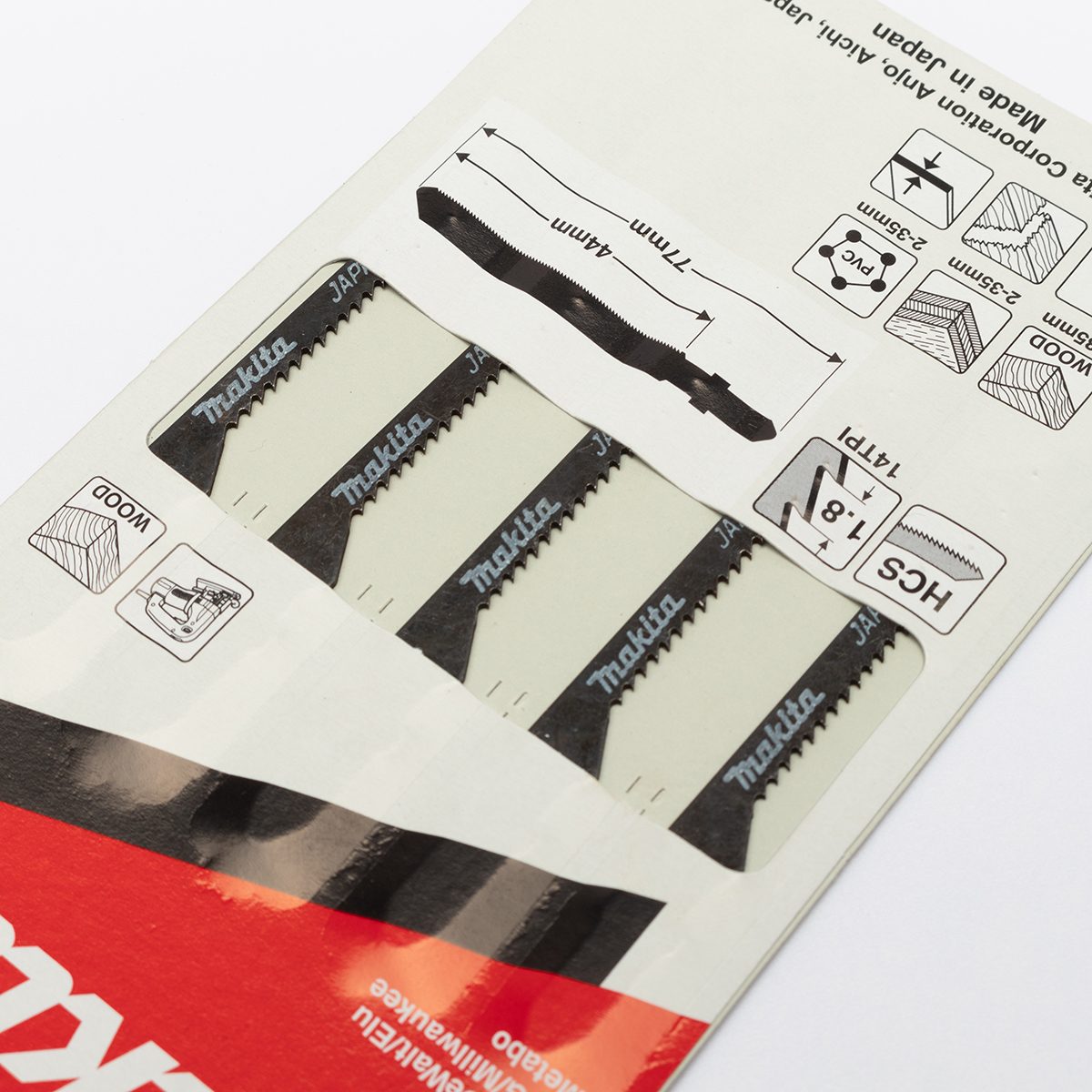 ใบเลื่อยจิกซอ B-18 (5ใบ/1PAC) A-85709